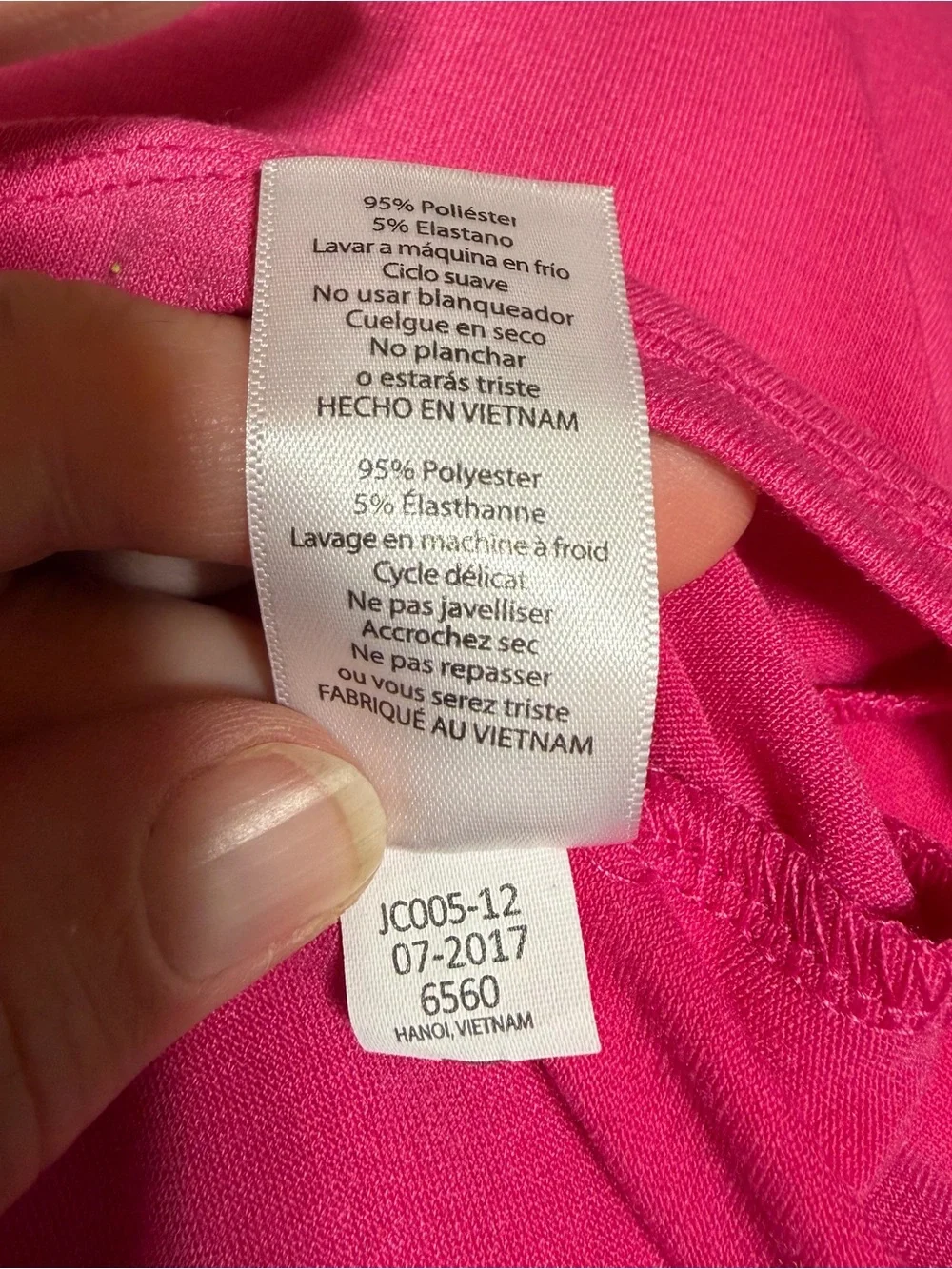 New with tags large Lularoe Pink Carly Dress - Picture 8 of 9